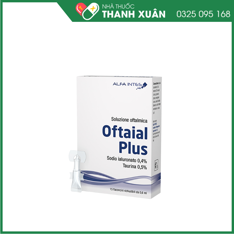 Oftaial Plus - Dung dịch nhỏ mắt nhân tạo